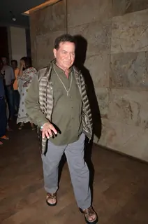 Salim Khan was snapped at the Special Screening of Bajrangi Bhaijaan