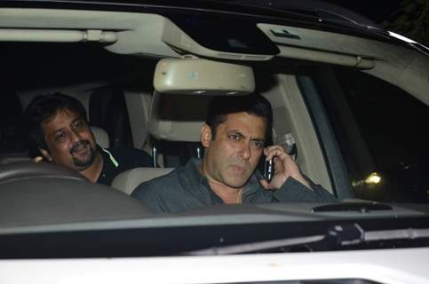 Salman Khan was snapped at the Special Screening of Bajrangi Bhaijaan