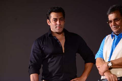 Salman Khan gives a dashing pose at the Trailer Launch of Hero