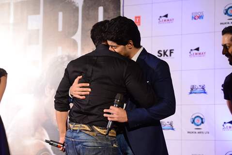 Sooraj Pancholi breaks down during the Trailer Launch of Hero