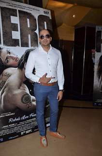 Ali Quli Mirza poses for the media at the Trailer Launch of Hero