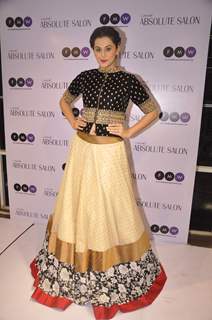 Taapsee Pannu poses for the media at Fashion Most Wanted and Lakme Absolute Salon Bridal Show