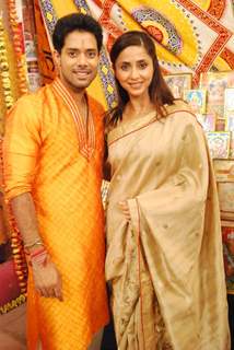 Aarya Dharmachand Kumar and Gautami Kapoor on the Sets of Tere Sheher Mein