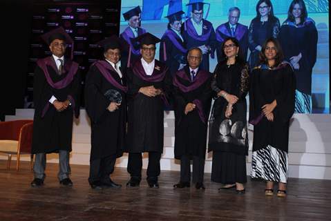 Zeenat Aman, Subhash Ghai and Kalyanji Virji Shah at Whistling Woods Convocation