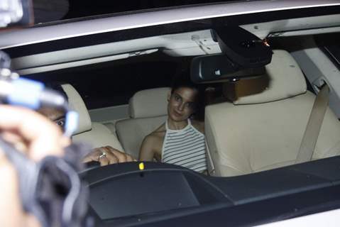 Kangana Ranaut at  Priyanka Chopra's Birthday Bash!