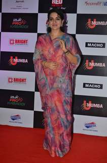 Shaina NC at Pro Kabaddi Launch