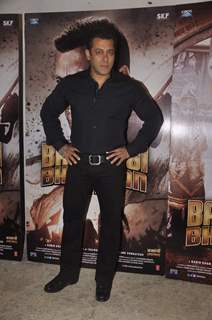 Salman Khan poses for the media on the occasion of Eid