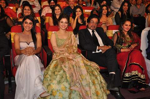 Tamannaah Bhatia and Shakti Kapoor at TSR Tv9 National Awards