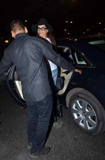 Deepika  Snapped at Airport