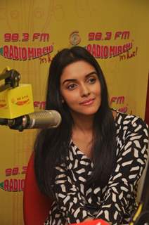 Asin on Radio Mirchi for Promotions of All is Well