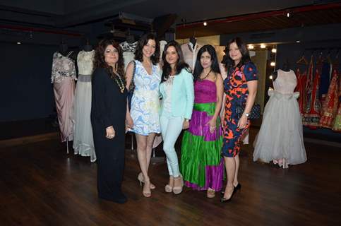 Aditi Gowitrikar, Amy Billimoria and Shibani Kashyap at Launch of Amy Bilimoria's New Jewellery Line