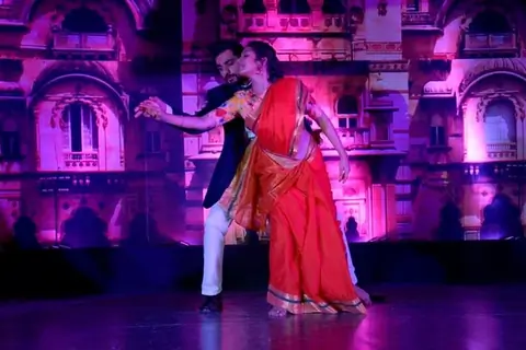 Siddhant Karnick and Drashti Dhami Practices on the Sets of Ek Tha Raja Ek Thi Rani