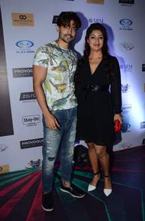 Gurmeet Choudhary and Debina Bonerjee at Mr. India Party