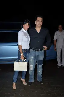 Sajid Nadiadwala and Wardha Khan at Shahid Kapoor's Bash