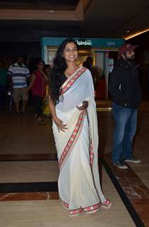 Usha Jadhav at Premiere of Marathi Movie 'Manatlya Unhat'