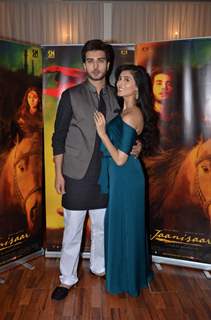 Imran Abbas and Pernia Qureshi at Press Meet of Jaanisaar