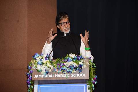 Big B at Inaugural Function of Jamnabai Narsee International School