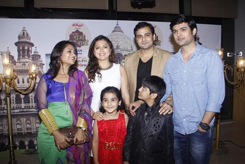 Cast of Ek Tha Raja Ek Thi Rani at Show Launch