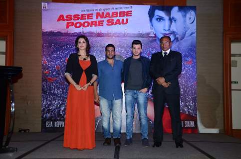 Isha Koppikar and Divyendu Sharma at Launch of Film 'Assee Nabbe Poore Sau'