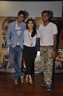 Shweta Tripathi and Neeraj ghaywan at Promotions of Masaan