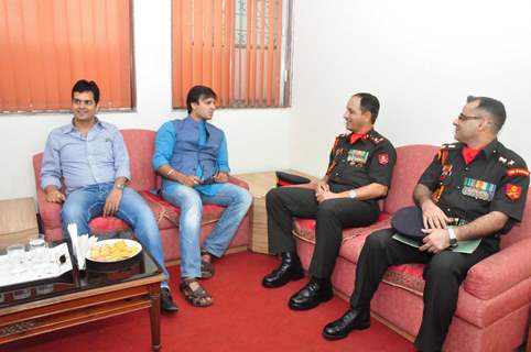 Vivek Oberoi Interacts with Military Personnels on Kargil Diwas at Bhonsala Military School