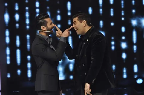 Shahid Kapoor and Karan Johar on Jhalak Dikhla Jaa 8