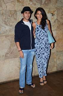 Ritesh Sidhwani and Dolly Sidhwani at Screening of Drishyam