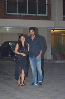 Shabbir Ahluwalia and Kanchi Kaul at Arpita Khan's Birthday Bash