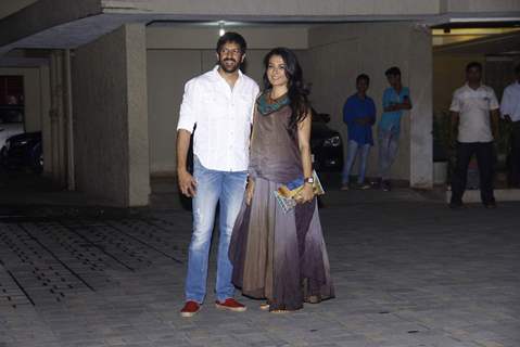 Kabir Khan and Mini Mathur at Arpita Khan's Birthday Bash