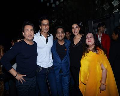 Shekhar Suman, Sonu Sood and Sushmita Sen at Pankita Sardani and Arun Sheshkumar's Bash