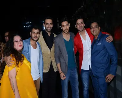 Jay Soni, Nandish Sandhu,Shashank Vyas and Shivin Narang at Pankita and Arun Bash