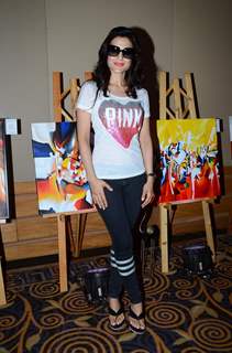 Ameesha Patel Snapped at an Art Exhibition