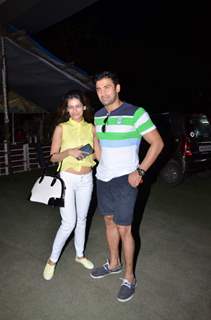 Sangram Singh and Payal Rohatgi Snapped in the City