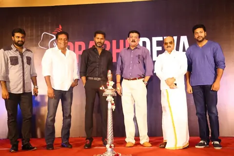 Prakash Raj and Prabhu Deva at Launch of 'Prabhu Deva Studios'