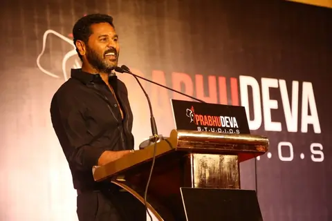 Prabhu Deva Speaks at Launch of 'Prabhu Deva Studios'