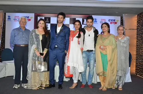 Sidhant Gupta, Jasmin Bhasin and Zain Imam at Launches of Zee TV's New Show 'Tashan-e-Ishq'