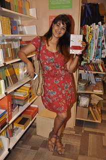 Narayani Shastri poses for the media at the Book Launch of 'The Lazy Girl's Guide to Being Fit'