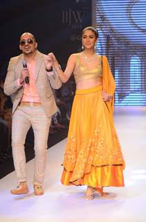 Ali Quli Mirza walks the ramp at IIJW Day 3