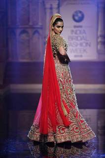 Sonam Kapoor Stuns Everyone With Her Look at BMW India Bridal Fashion Week