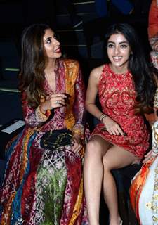 Navya Naveli and Shweta Bachchan at BMW India Bridal Fashion Week