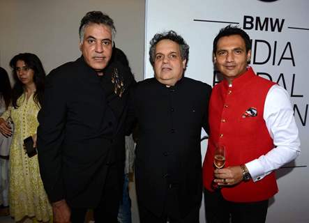 Sandeep Khosla, Abu Jani and Marc Robinson at BMW India Bridal Fashion Week