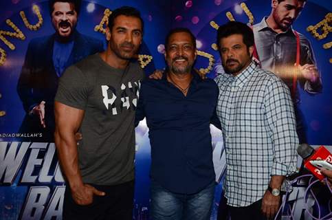 Anil Kapoor, Nana Patekar and John Abraham at Promotions of Welcome Back