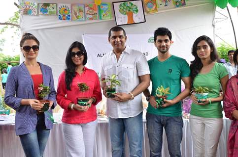 Sakshi Tanwar and Monica Bedi at at Tree Plantation Event