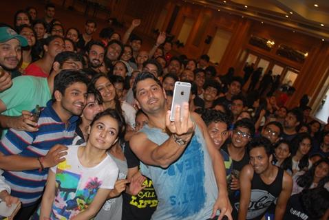 Selfie Time for Marzi Pestonji's Master Class at Shiamak Davar Dance Academy, Delhi