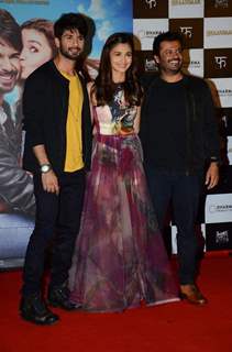 Shahid, Alia and Vikas Bahl at Trailer Launch of Shaandaar