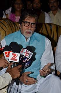 Big B at Save The Tiger Campaign