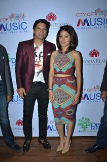 Sunidhi Chauhan and Shaan at City of Music Event