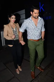 Aftab Shivdasani and Nin Dusanj at Bipasha Basu's Bash