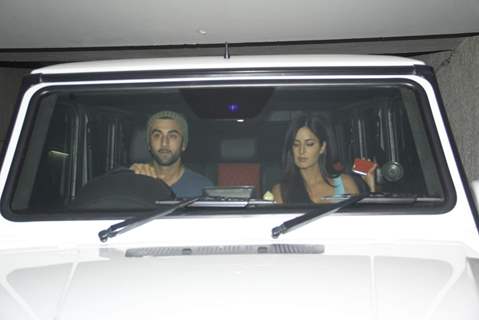 Ranbir and Katrina Arrive Together at Special Screening of Brothers