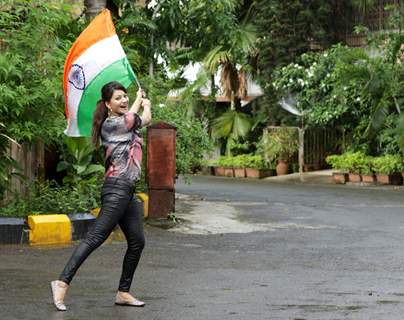 Urvashi Rautela Celebrates Independence Day